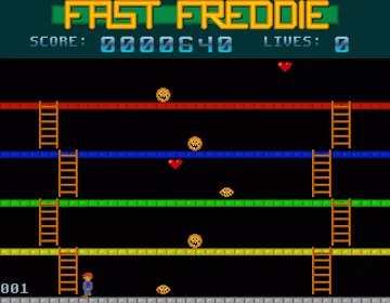 Fast Freddie screen shot game playing